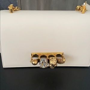 Alexander McQueen jeweled satchel bag